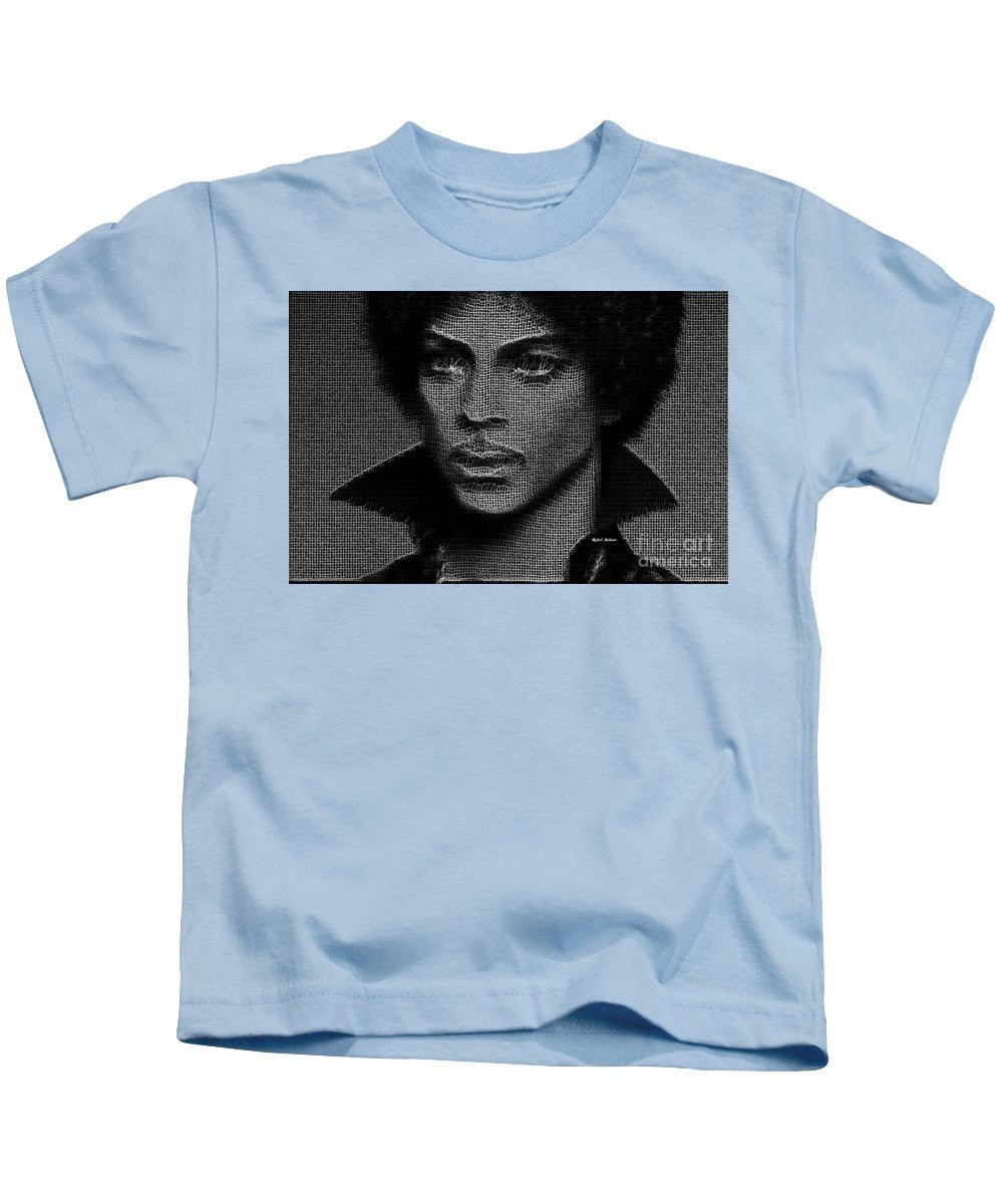 Kids T-Shirt - Prince - Tribute In Black And White