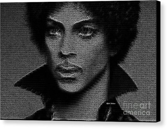 Canvas Print - Prince - Tribute In Black And White