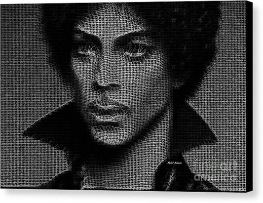 Impression sur toile - Prince - Hommage en noir et blanc