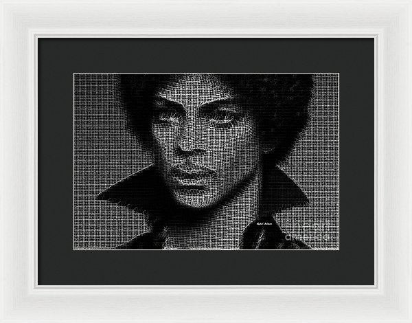 Impression encadrée - Prince - Hommage en noir et blanc