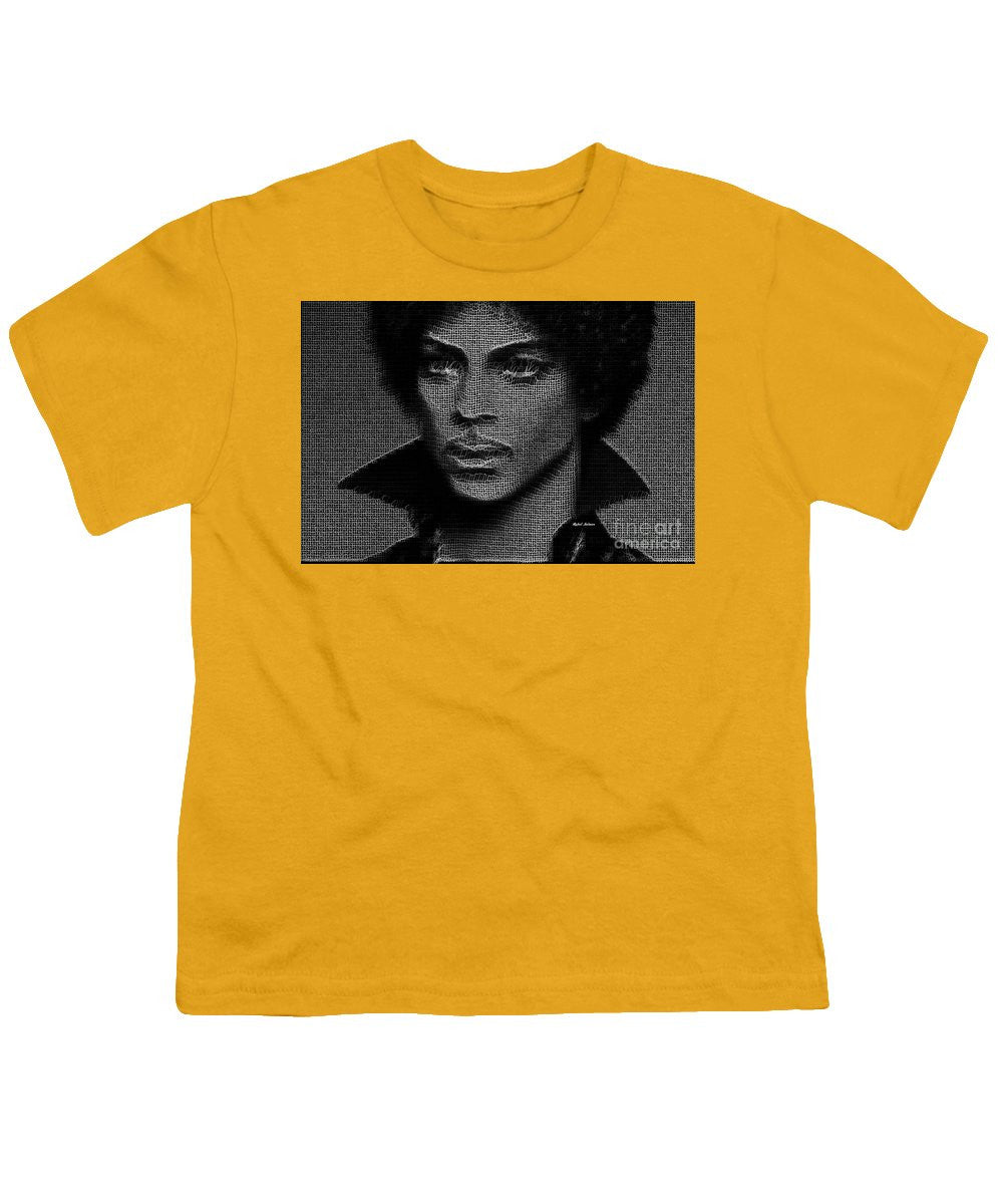 Youth T-Shirt - Prince - Tribute In Black And White