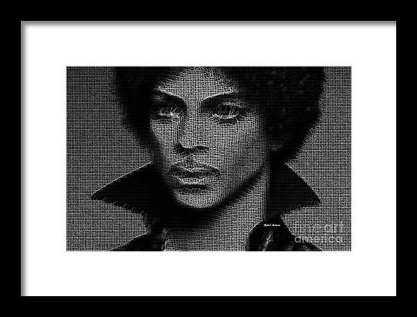 Impression encadrée - Prince - Hommage en noir et blanc