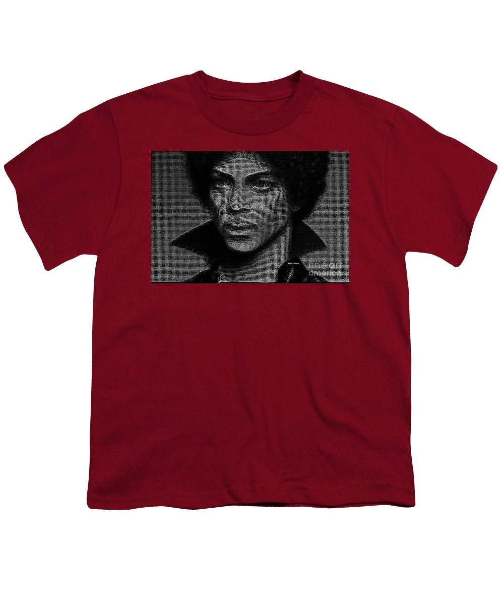 Youth T-Shirt - Prince - Tribute In Black And White