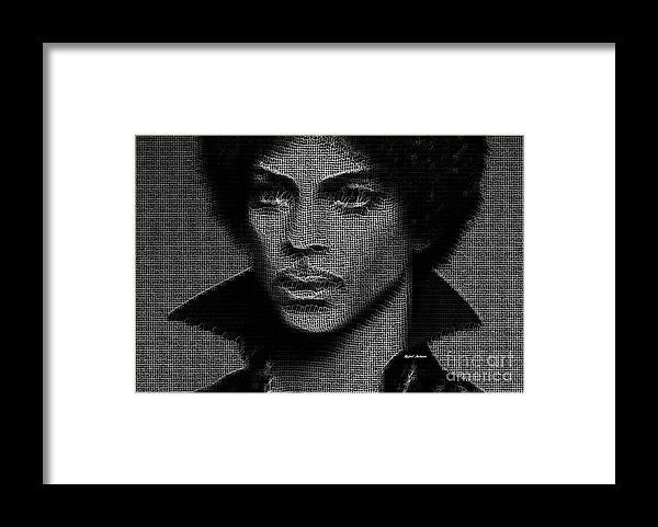 Impression encadrée - Prince - Hommage en noir et blanc