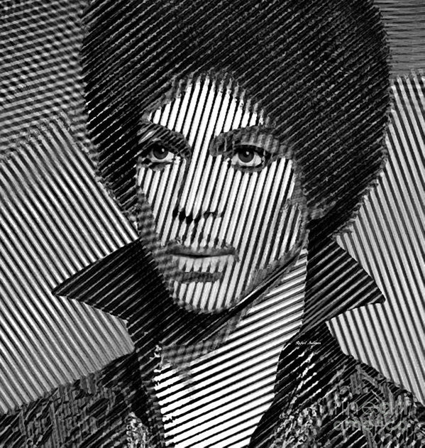 Art Print - Prince - Tribute In Black And White Sketch