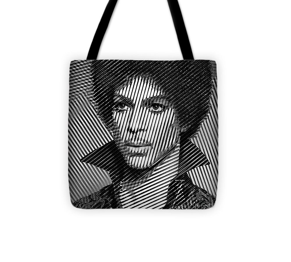 Sac fourre-tout - Prince - Hommage en croquis noir et blanc