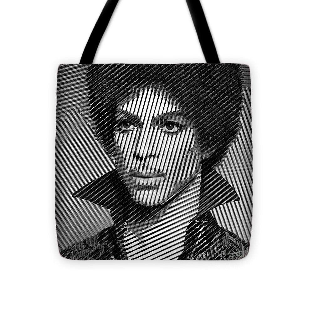 Sac fourre-tout - Prince - Hommage en croquis noir et blanc