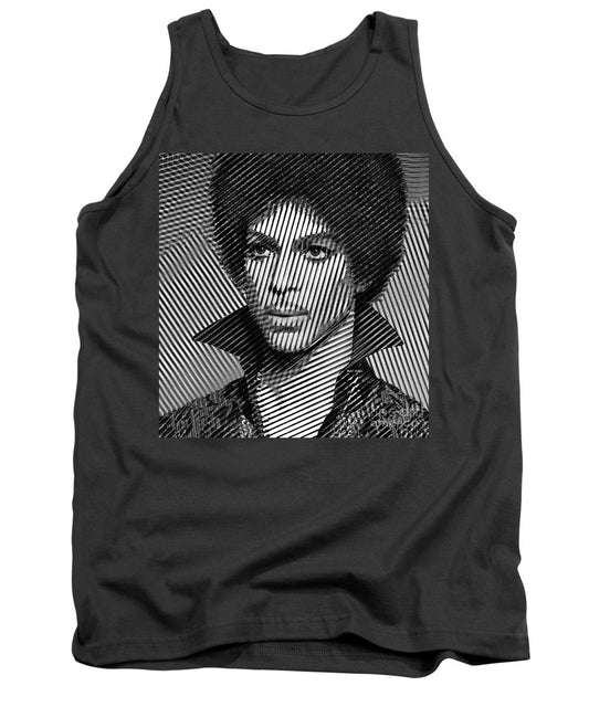 Tank Top - Prince - Tribute In Black And White Sketch