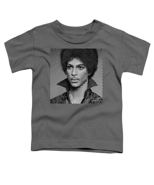 Toddler T-Shirt - Prince - Tribute In Black And White Sketch