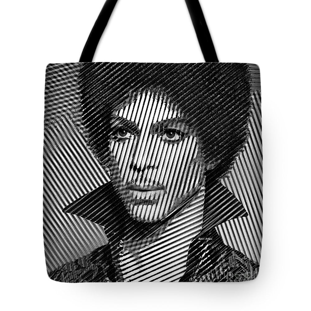 Sac fourre-tout - Prince - Hommage en croquis noir et blanc