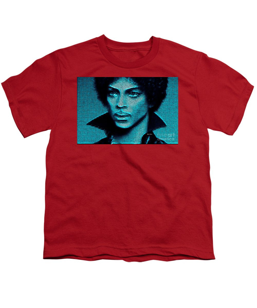 Youth T-Shirt - Prince - Tribute In Blue