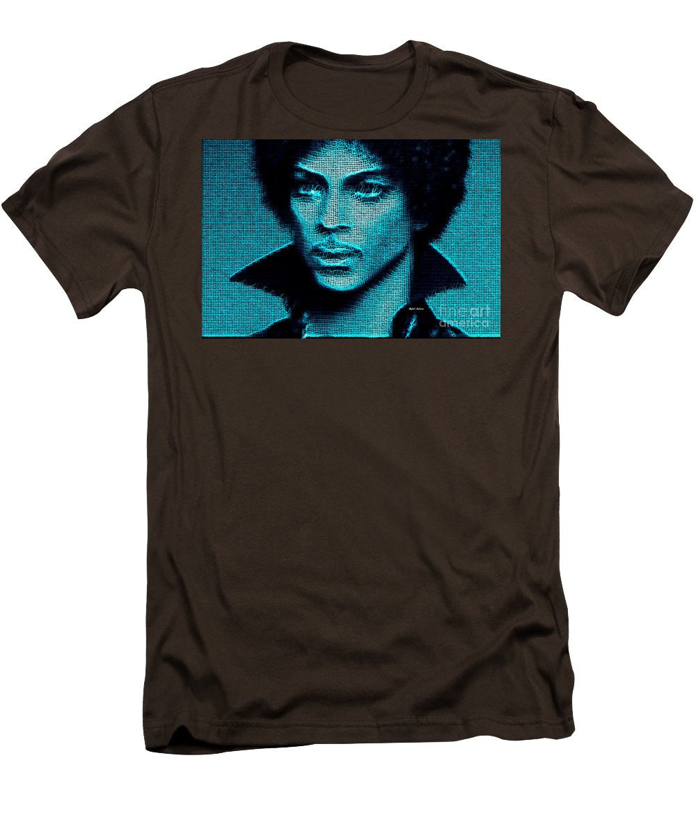 T-shirt pour homme (coupe ajustée) - Prince - Tribute In Blue