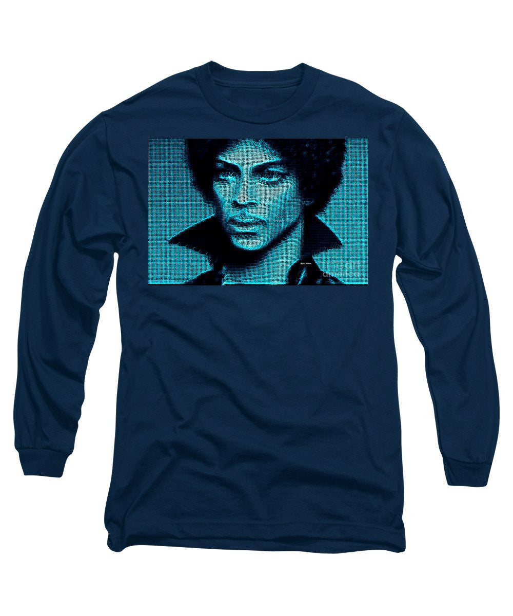 Long Sleeve T-Shirt - Prince - Tribute In Blue