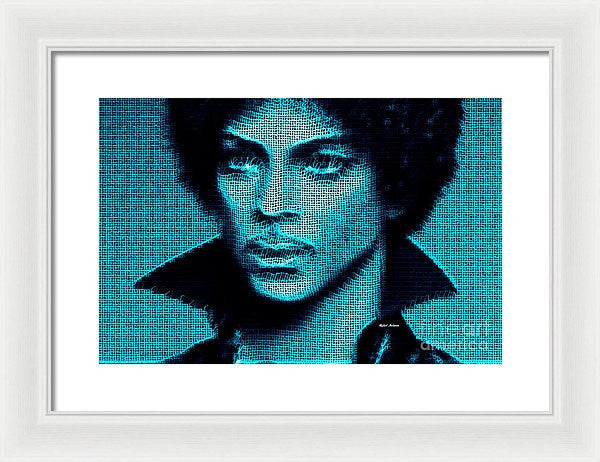 Framed Print - Prince - Tribute In Blue