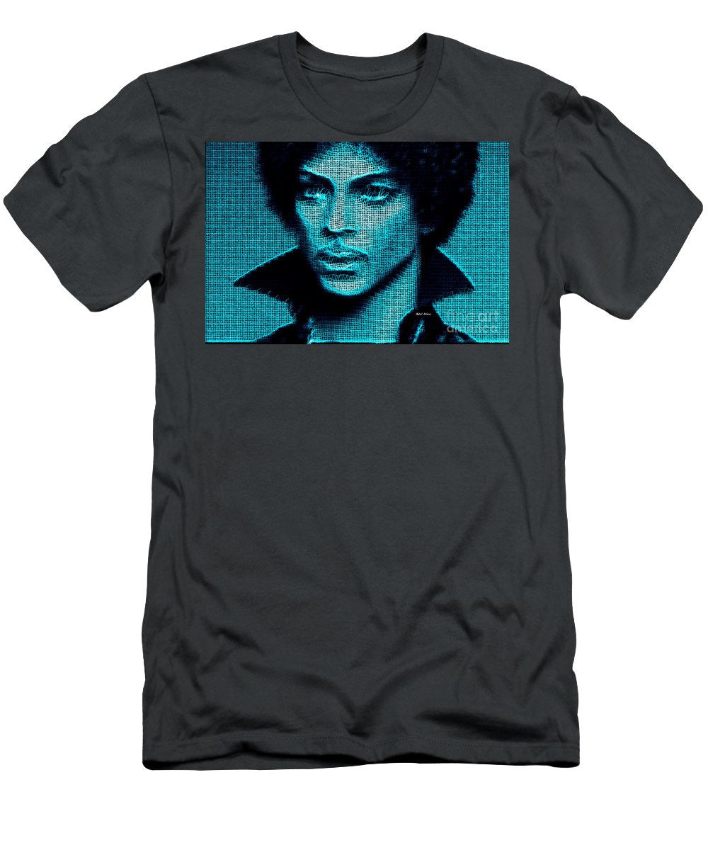 T-shirt pour homme (coupe ajustée) - Prince - Tribute In Blue