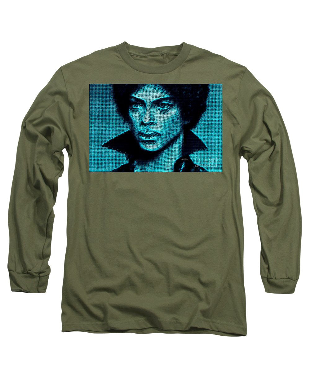 Long Sleeve T-Shirt - Prince - Tribute In Blue