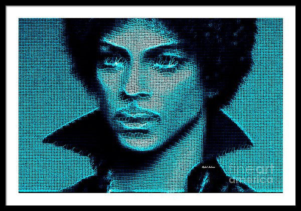 Framed Print - Prince - Tribute In Blue