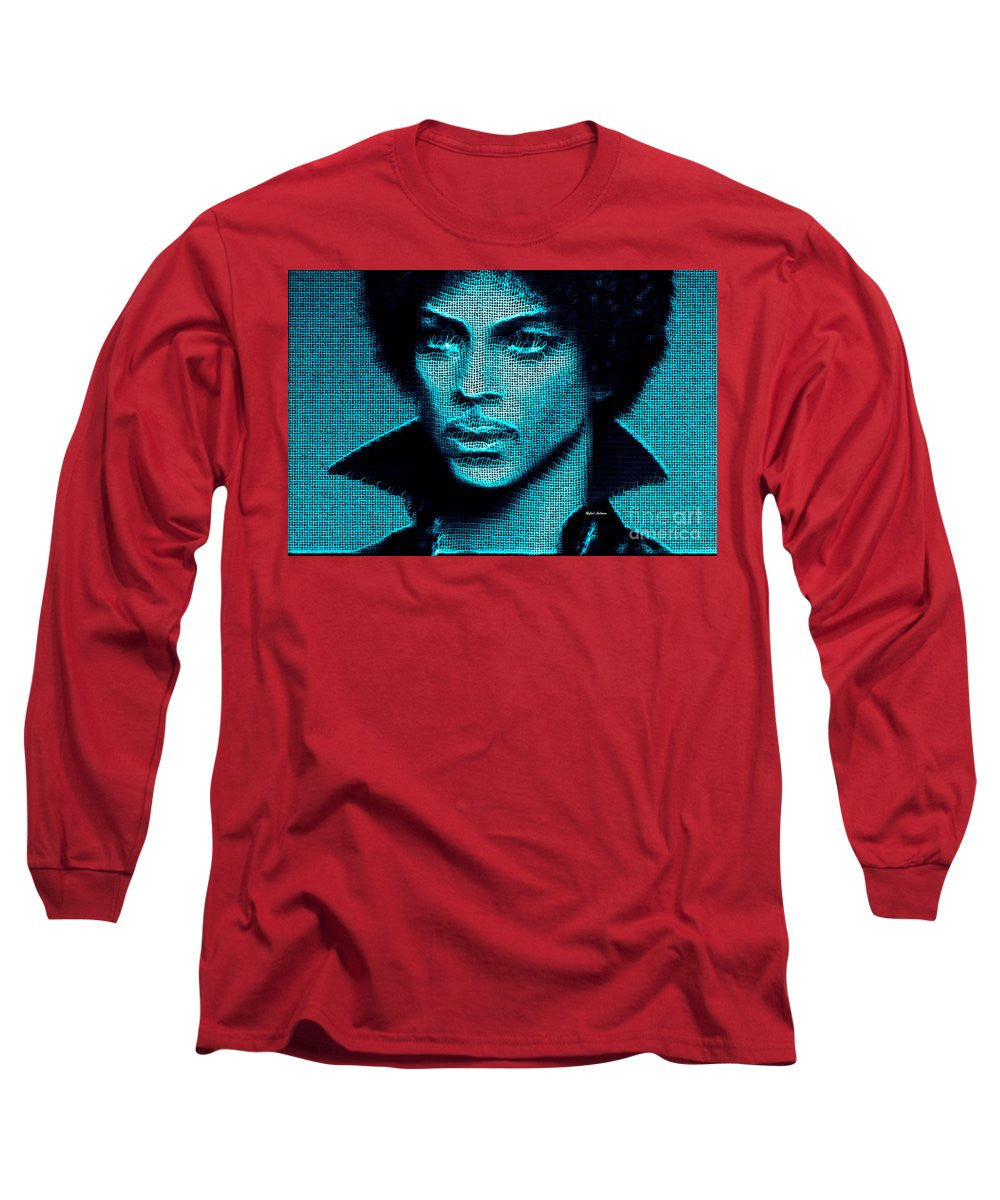 Long Sleeve T-Shirt - Prince - Tribute In Blue