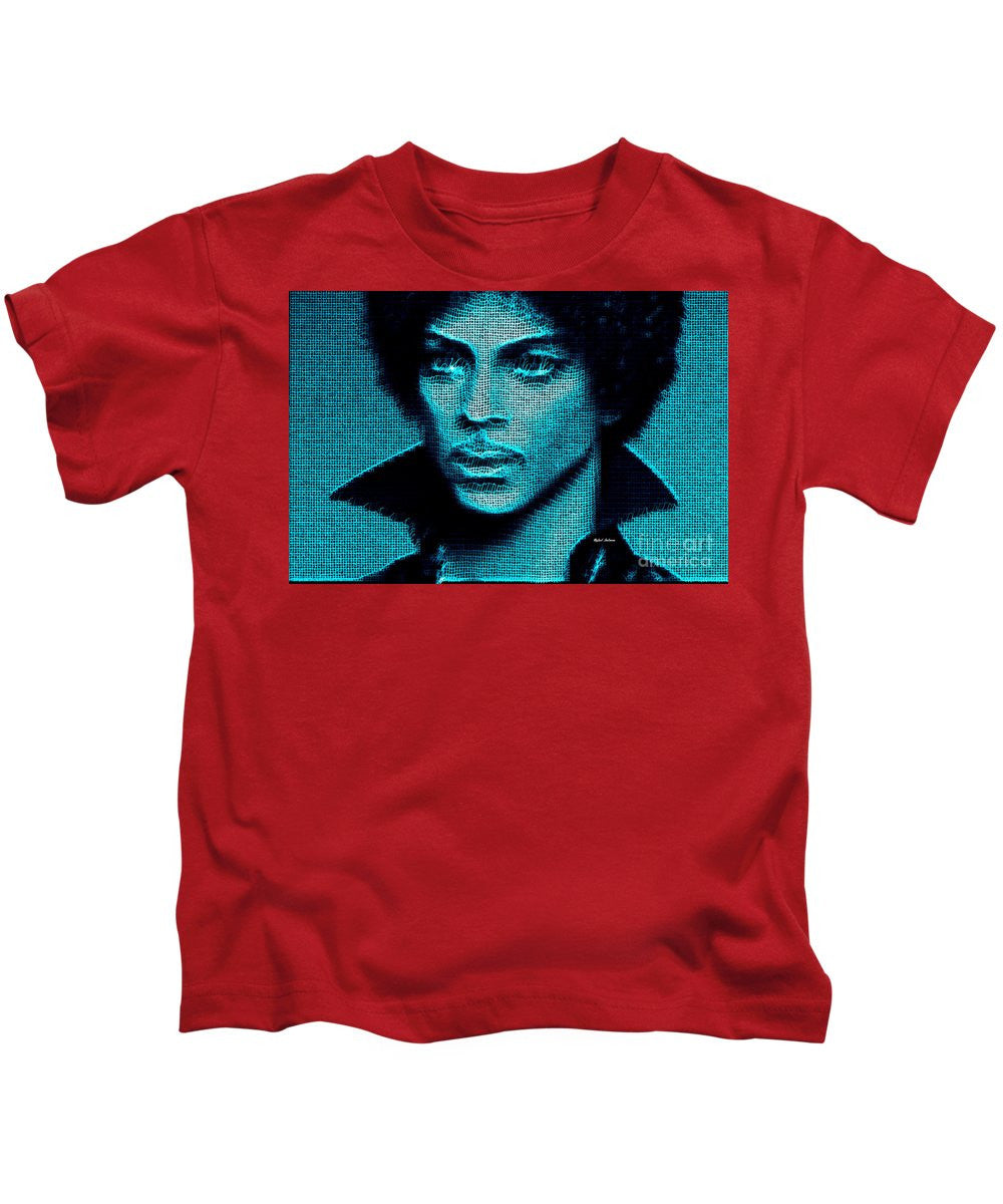 Kids T-Shirt - Prince - Tribute In Blue