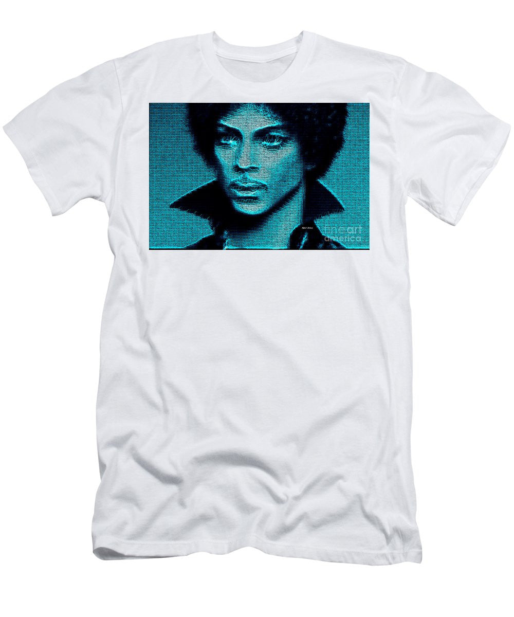 T-shirt pour homme (coupe ajustée) - Prince - Tribute In Blue