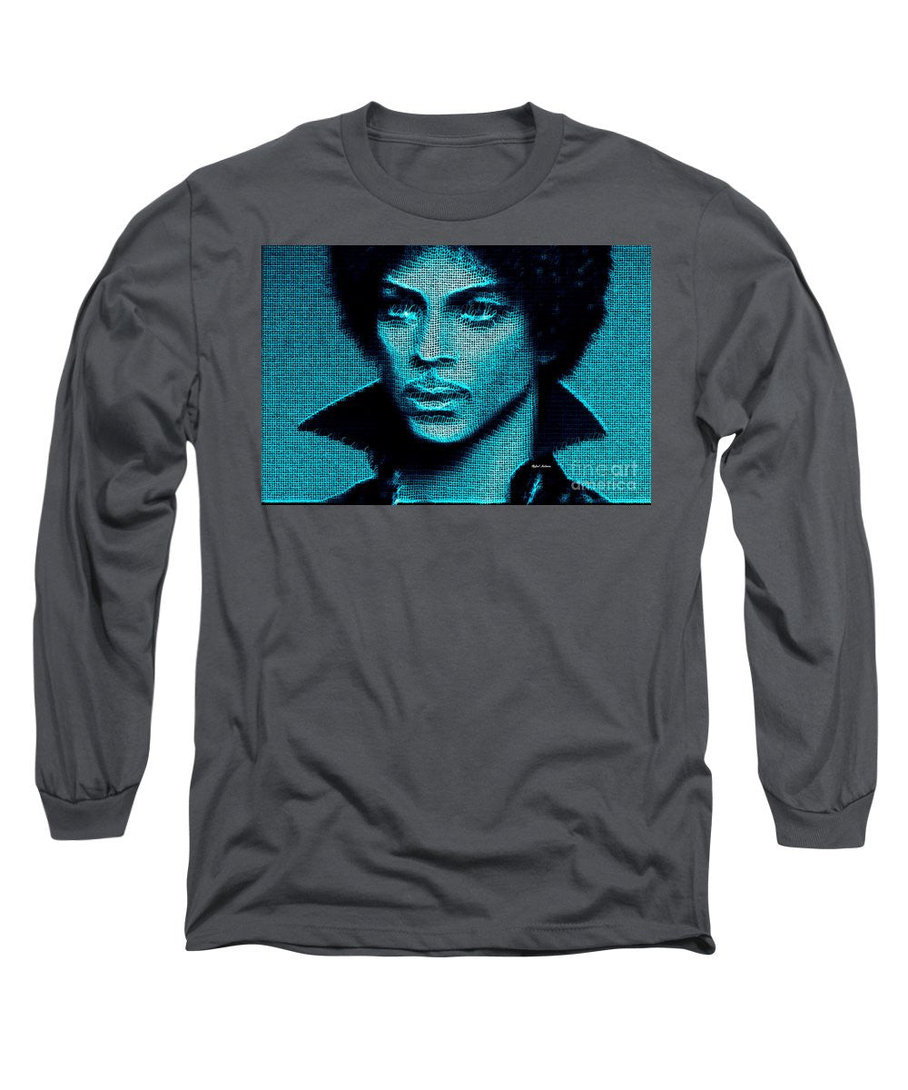 Long Sleeve T-Shirt - Prince - Tribute In Blue