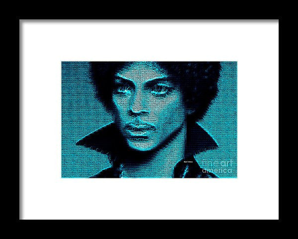 Framed Print - Prince - Tribute In Blue