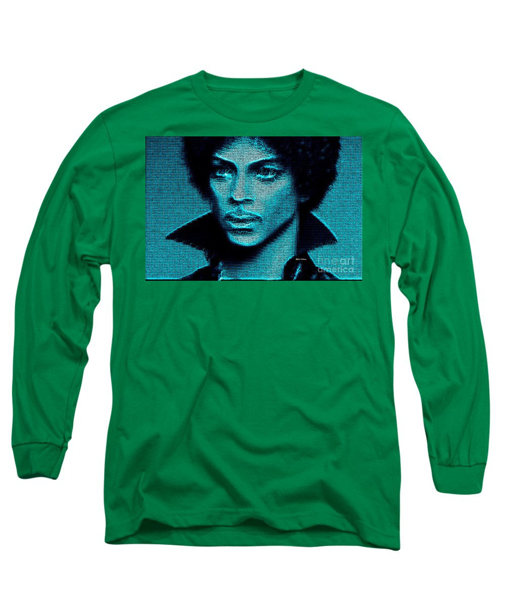 Long Sleeve T-Shirt - Prince - Tribute In Blue