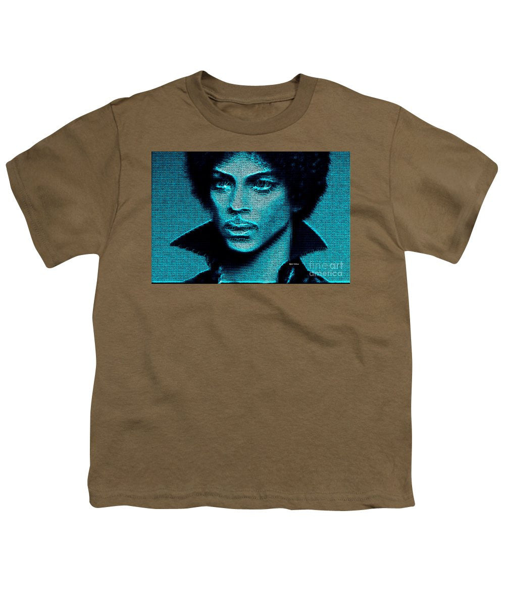 Youth T-Shirt - Prince - Tribute In Blue