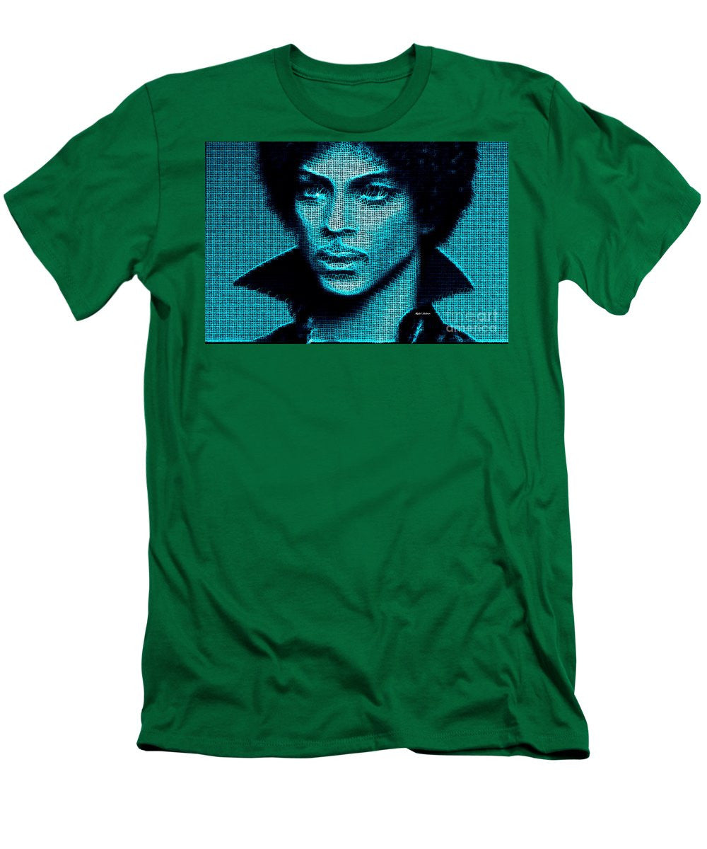 T-shirt pour homme (coupe ajustée) - Prince - Tribute In Blue