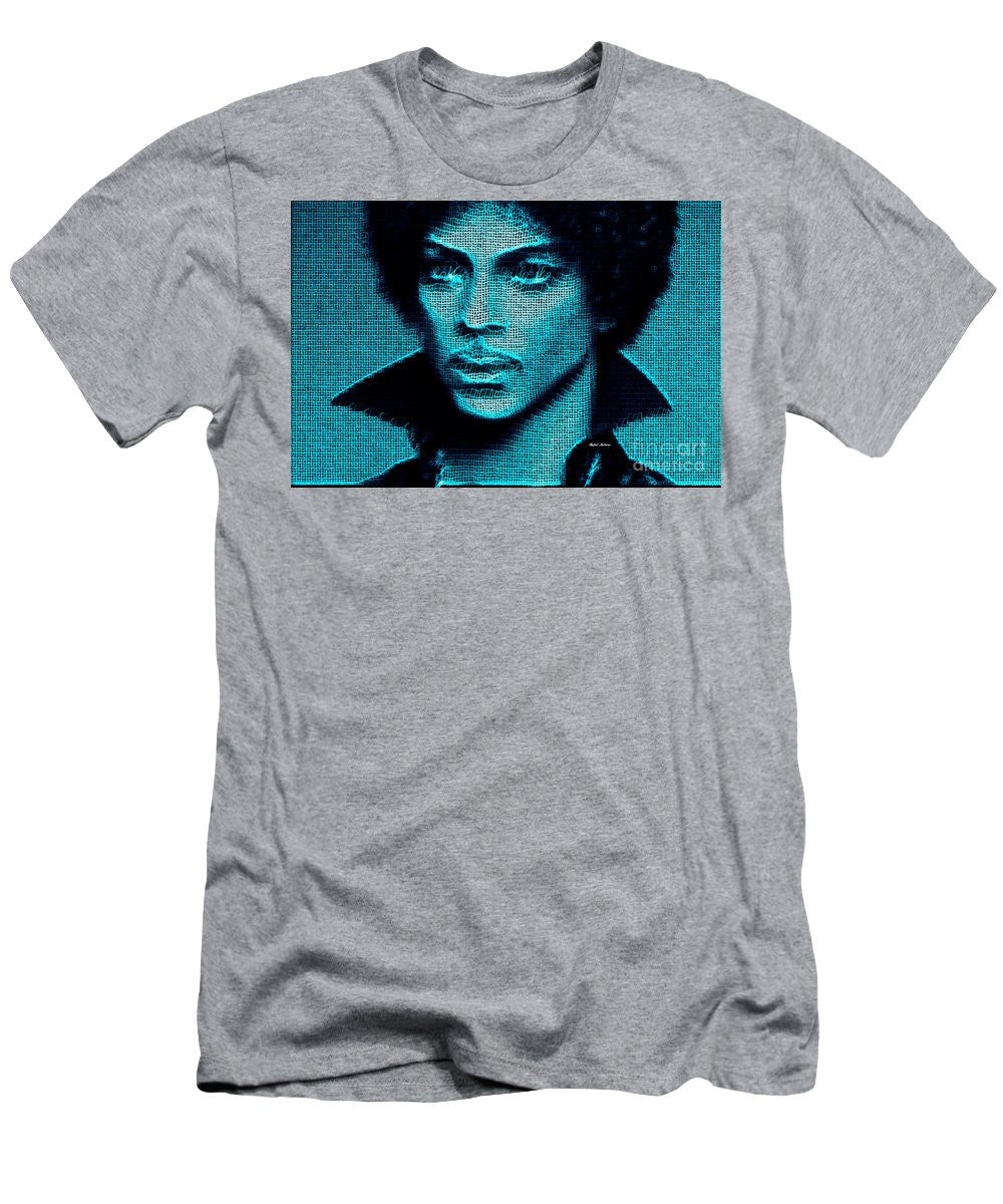 T-shirt pour homme (coupe ajustée) - Prince - Tribute In Blue