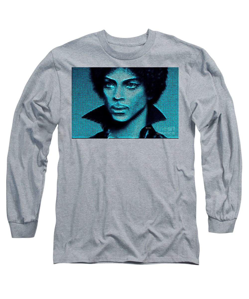 Long Sleeve T-Shirt - Prince - Tribute In Blue