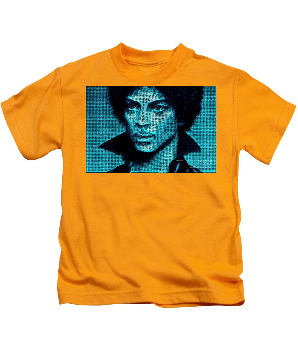 Kids T-Shirt - Prince - Tribute In Blue