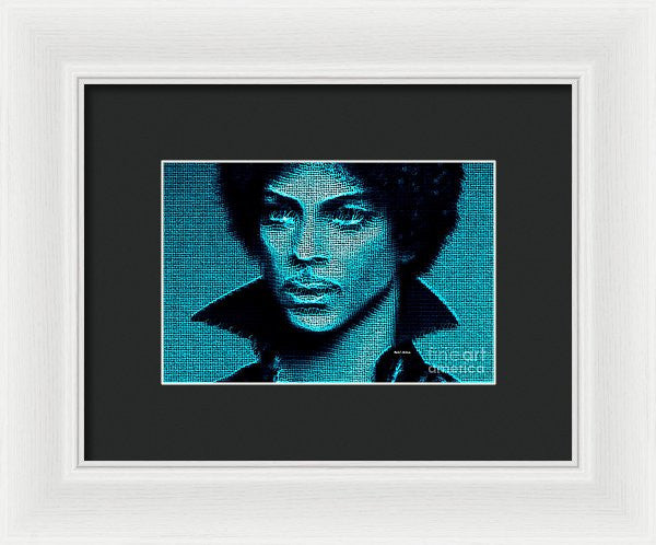 Framed Print - Prince - Tribute In Blue