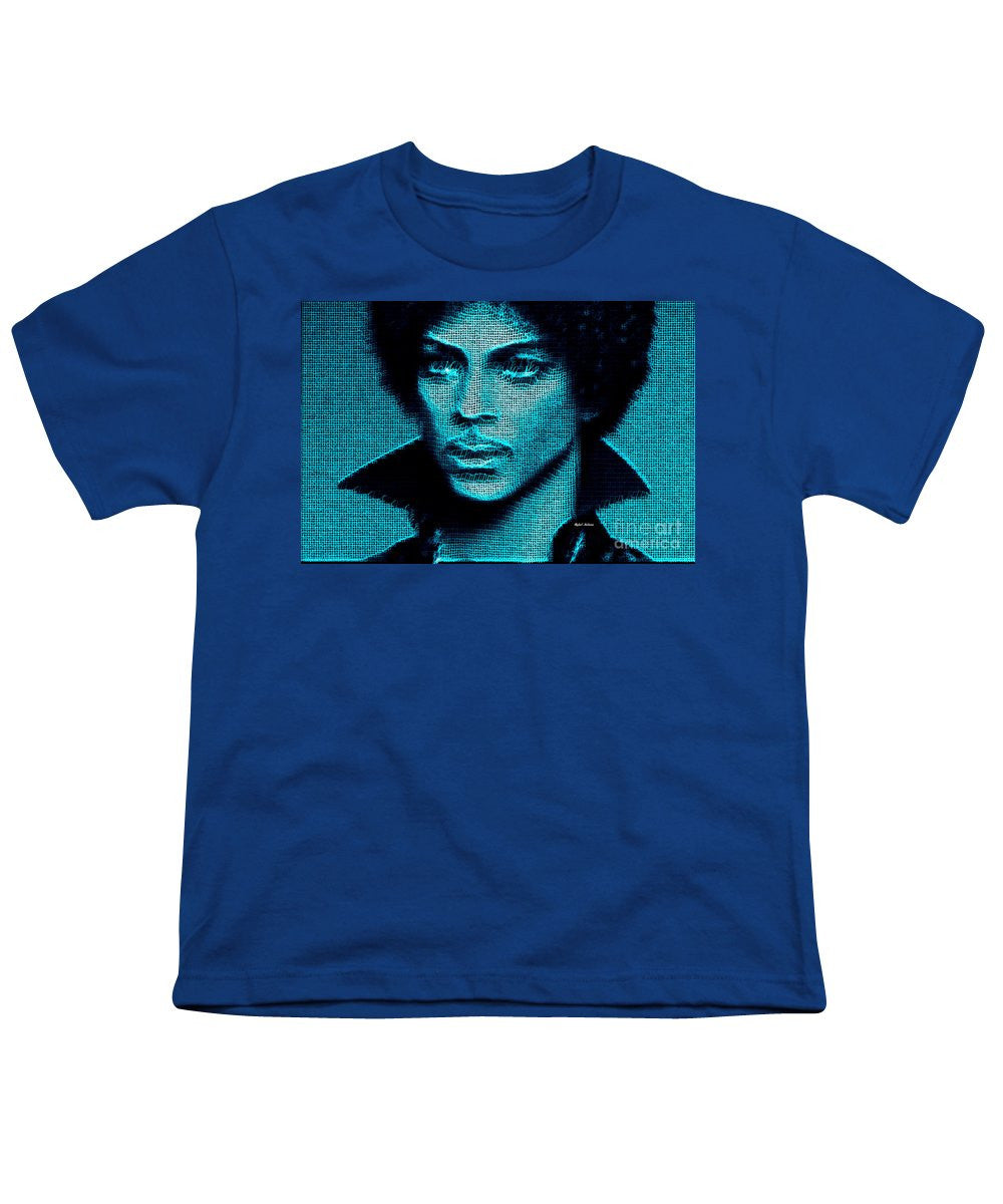 Youth T-Shirt - Prince - Tribute In Blue