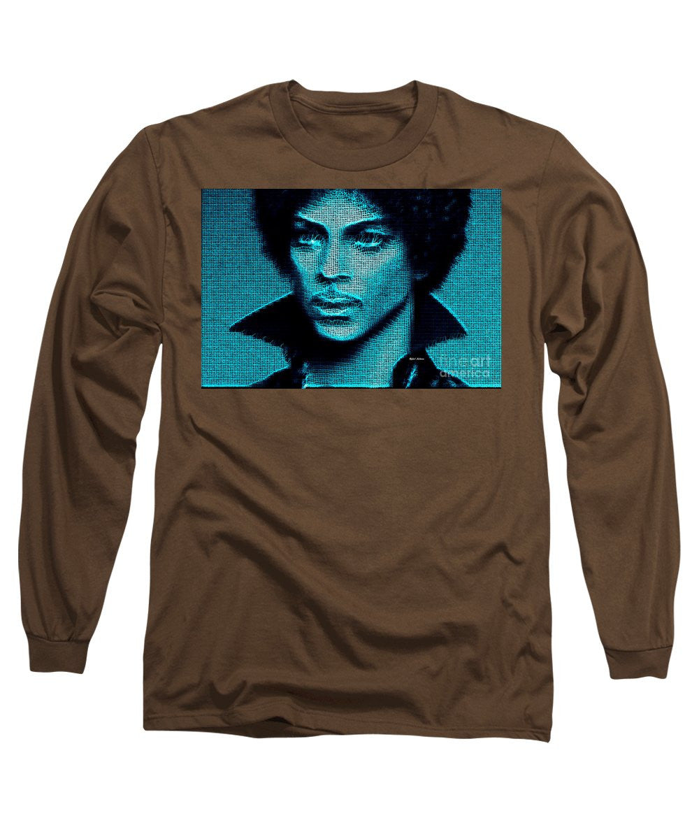 Long Sleeve T-Shirt - Prince - Tribute In Blue