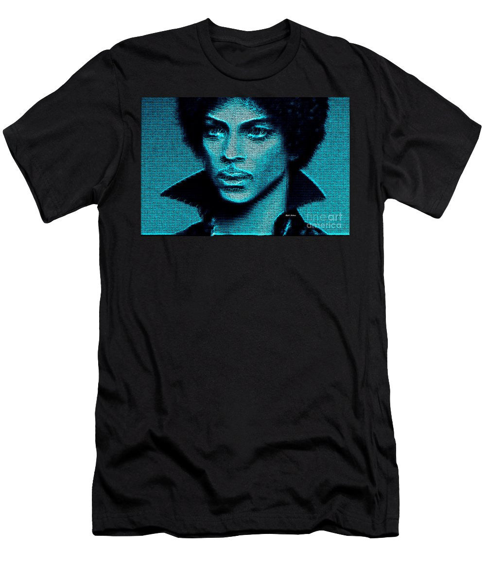 T-shirt pour homme (coupe ajustée) - Prince - Tribute In Blue