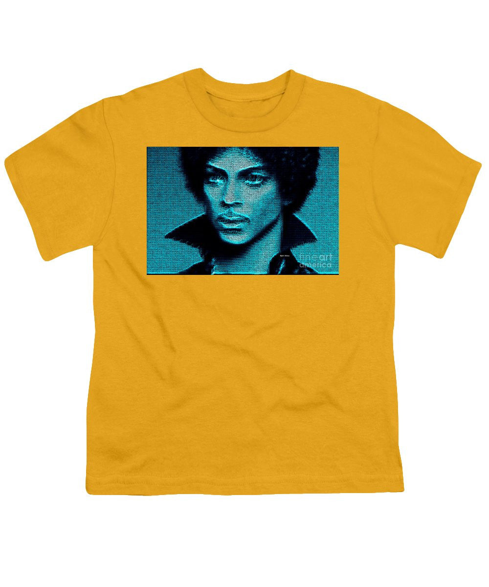 Youth T-Shirt - Prince - Tribute In Blue