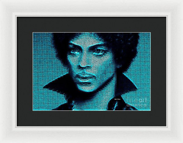 Framed Print - Prince - Tribute In Blue