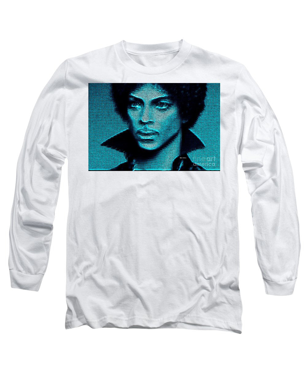 Long Sleeve T-Shirt - Prince - Tribute In Blue