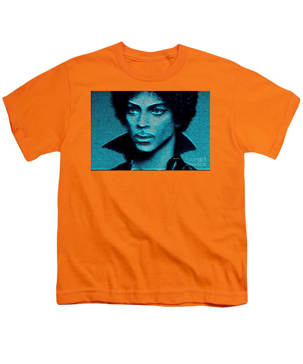 Youth T-Shirt - Prince - Tribute In Blue