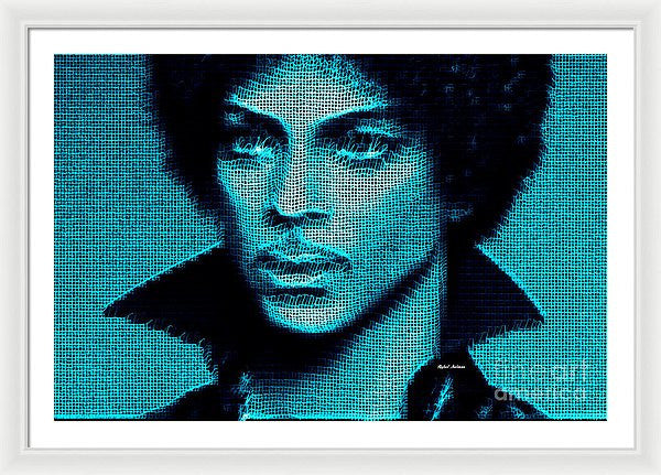 Framed Print - Prince - Tribute In Blue