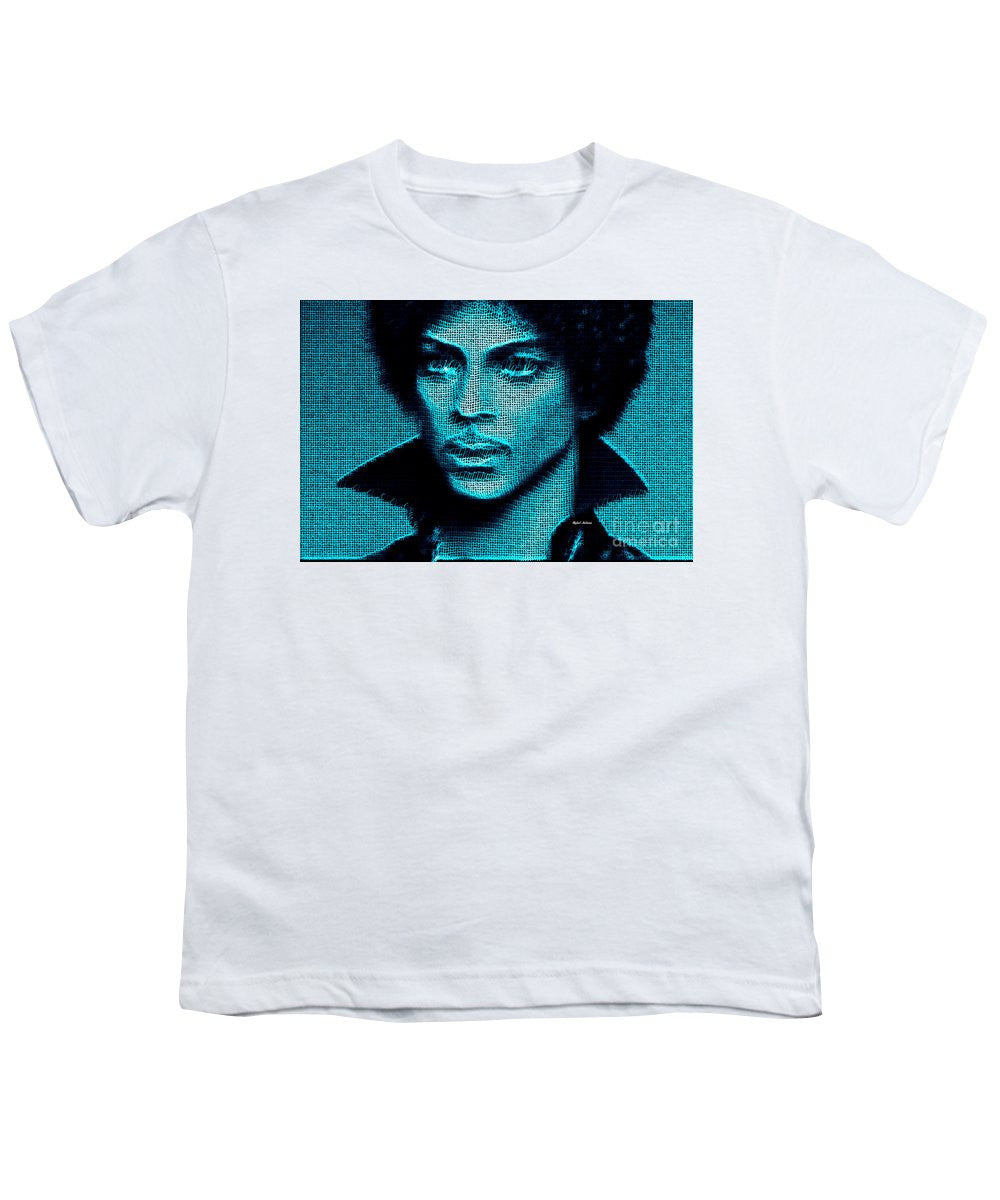 Youth T-Shirt - Prince - Tribute In Blue