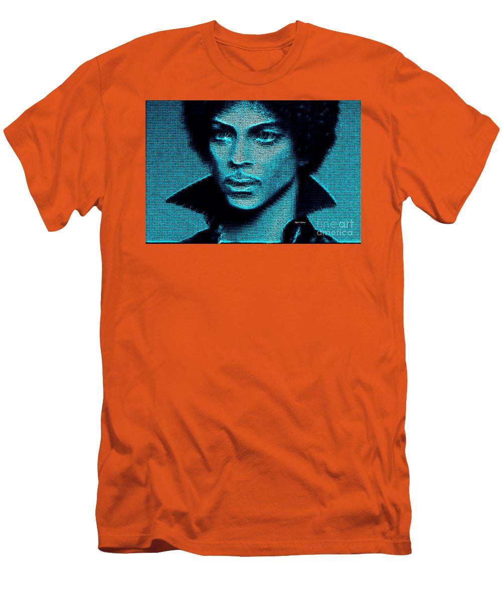 T-shirt pour homme (coupe ajustée) - Prince - Tribute In Blue