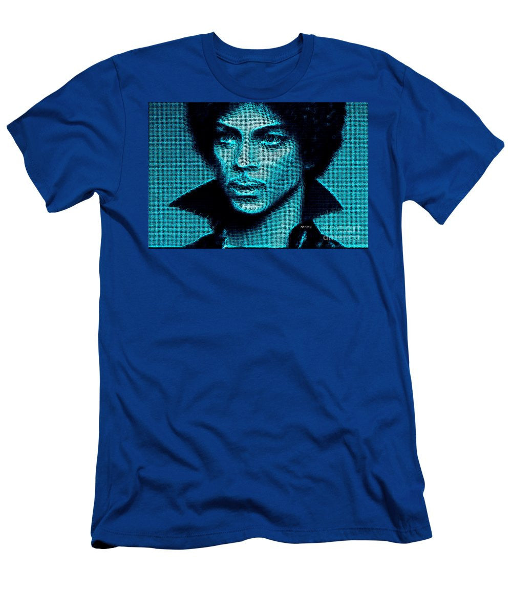 T-shirt pour homme (coupe ajustée) - Prince - Tribute In Blue