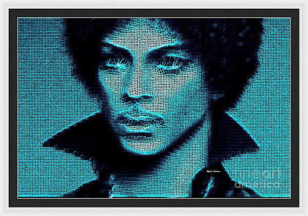 Framed Print - Prince - Tribute In Blue