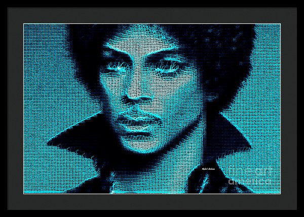 Framed Print - Prince - Tribute In Blue