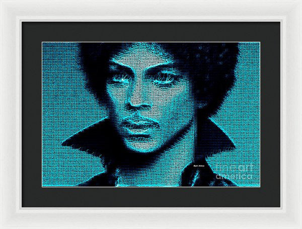 Framed Print - Prince - Tribute In Blue