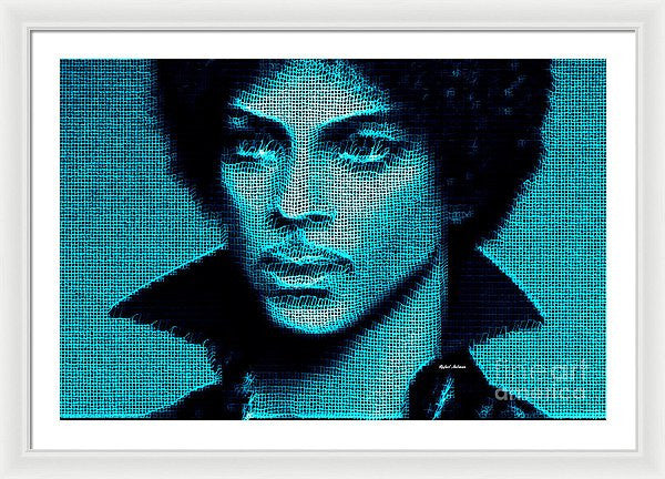 Framed Print - Prince - Tribute In Blue