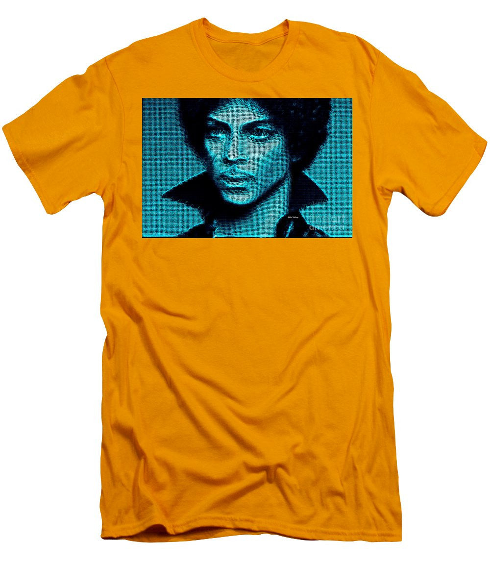 T-shirt pour homme (coupe ajustée) - Prince - Tribute In Blue