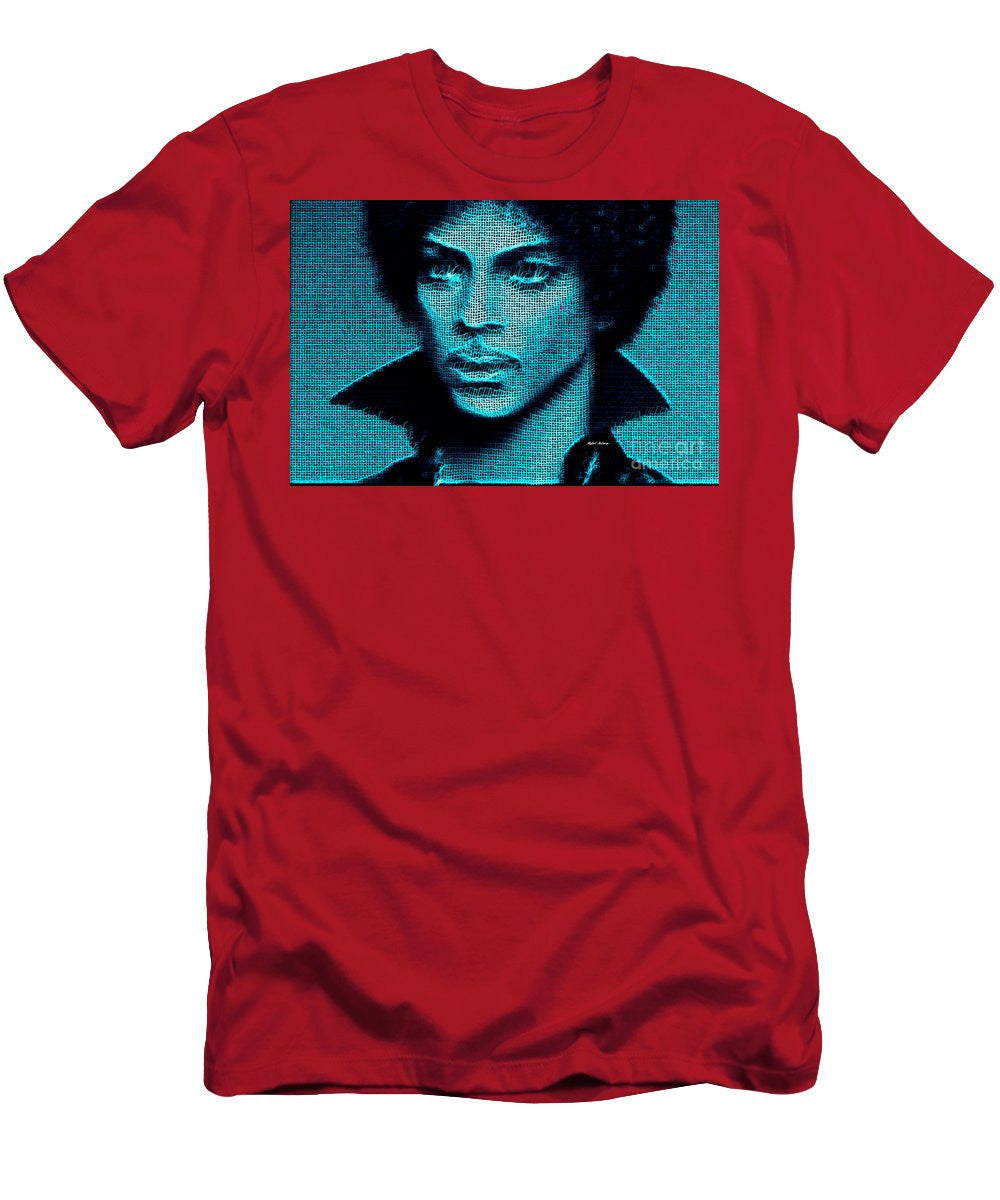 T-shirt pour homme (coupe ajustée) - Prince - Tribute In Blue